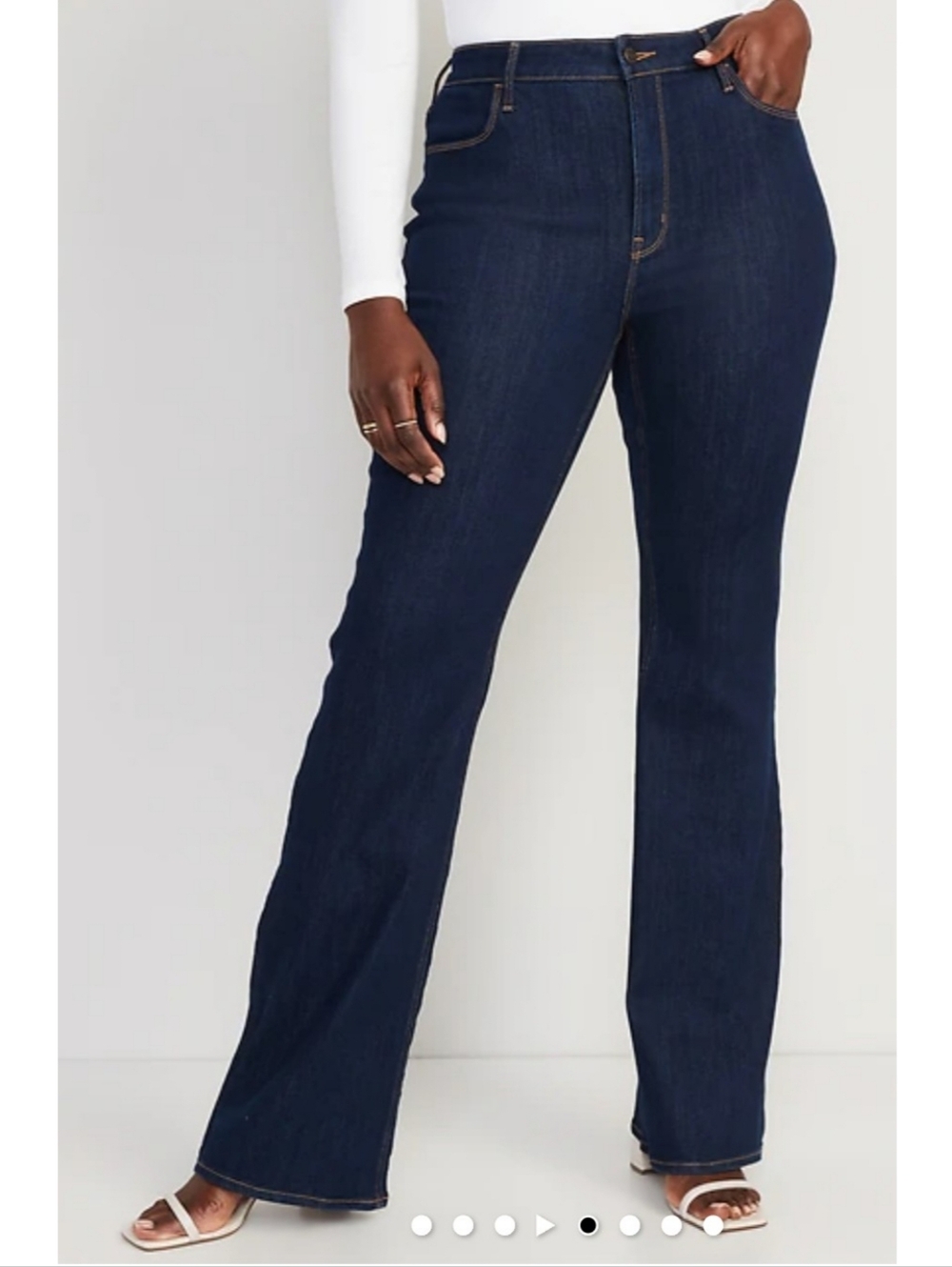 Old Navy Dark Wash High Rise Wow Flare Jeans
